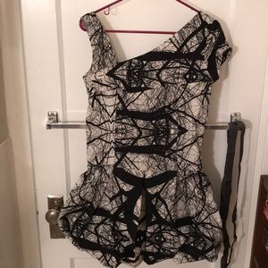 Skunkfunk abstract expressionist dress